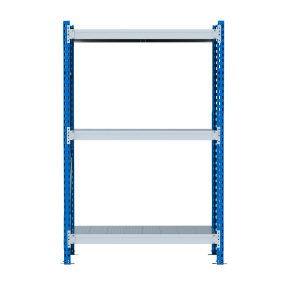 Стеллаж SGR-V 350 кг 2000х1500х600 3 яруса (рамы RAL 5015 / настил цинк) ДС