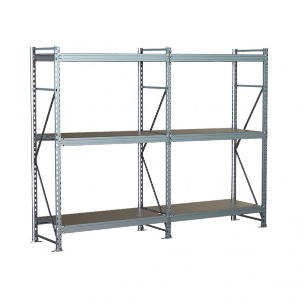 Стеллаж SGR-V 2000х1500х800 3 яруса (рамы, балки, настил - цинк) ОС