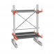 Стеллаж консольный СТ-062 2450х1660х1400 2 яруса +ОН двухсторонний