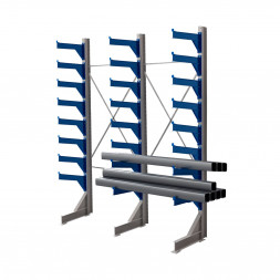 Стеллаж консольный односторонний КТр 4000х3360х1200 (1000) 8 ярусов