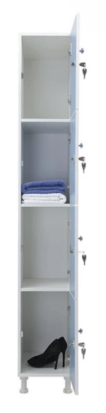 Шкаф для раздевалок WL 14-30 голубой/белый