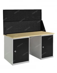 Верстак с полками и двумя экранами усиленный W 160.PТ1.Т1.020