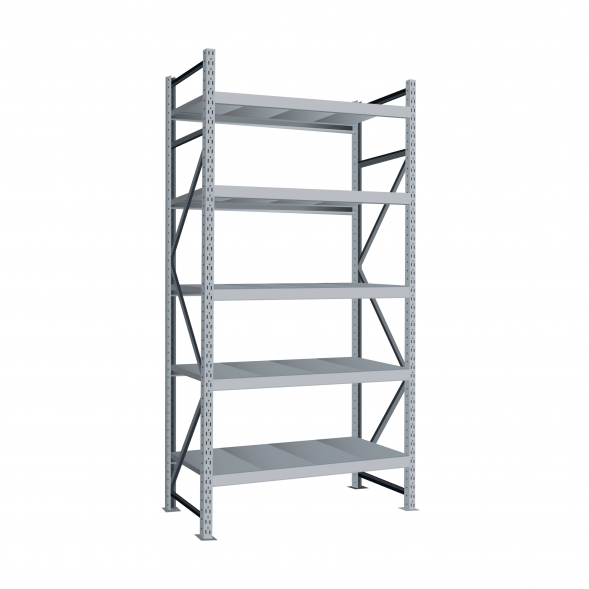 Стеллаж СТ-051 5500х2100х650 с 5 ярусами