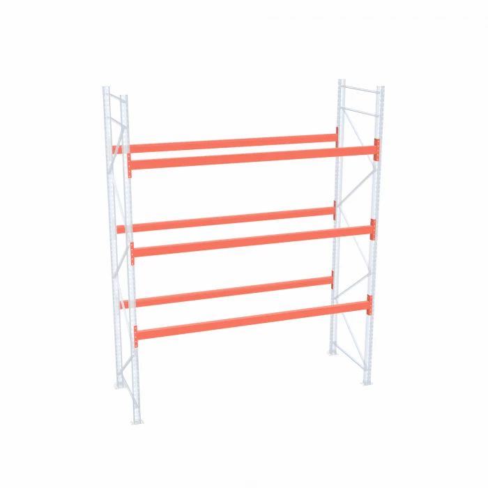 Стеллаж палетный ДиКом СП 3000х2700х1000 с 3 ярусами до 3000 кг / до 1000 кг на паллет П-110