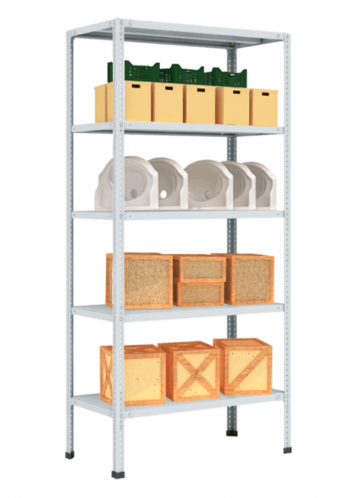 Стеллаж MS Hard 1850х1000х500 c 5 полками