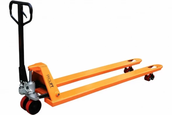 Тележка гидравлическая AC25 (грузоподъемность 2500 кг, колеса полиуретан, вилы 2000x550 мм)