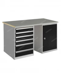 Верстак металлический в сарай WTH 150.PТ1.Т6.000 1500 мм