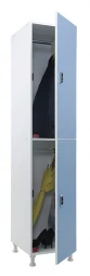 Шкаф для раздевалок WL 12-40 EL голубой/белый S35599625438