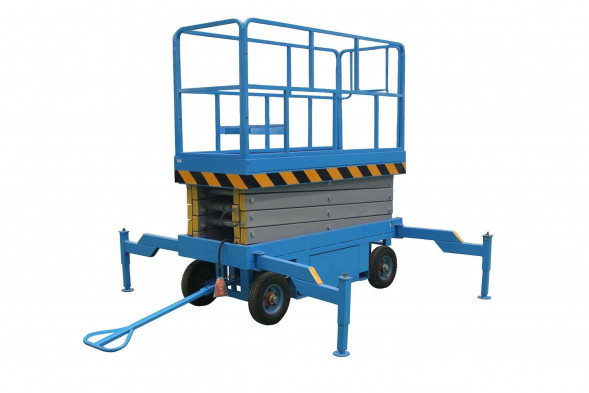 Подъемник ножничный передвижной 2000 кг 12 м TOR SJY-2,0-12DC (автономный) (Y), шт