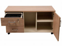 Тумба для оргтехники NPW-410 вяз натуральный/антрацит