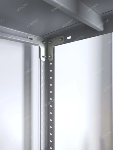 Стеллаж угловой МС 2000х1200х1200/300 мм 6 ярусов