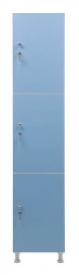 Шкаф для раздевалок WL 13-40 голубой/белый S35599635438