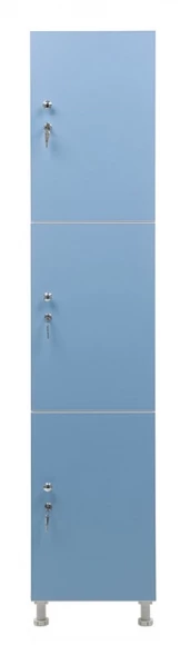 Шкаф для раздевалок WL 13-40 голубой/белый