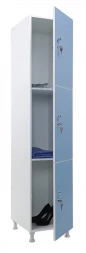 Шкаф для раздевалок WL 13-40 голубой/белый S35599635438