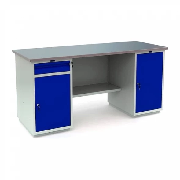 Верстак металлический модульный WT180.WD2/WD1.000