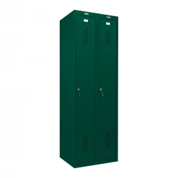 Шкаф металлический для одежды темно-зеленый