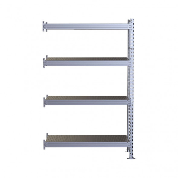Стеллаж SGR-V 2500х1200х600 4 яруса (рамы, балки, настил - цинк) ДС