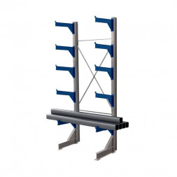Стеллаж консольный односторонний КТр 4000х1740х1200 (1000) 5 ярусов