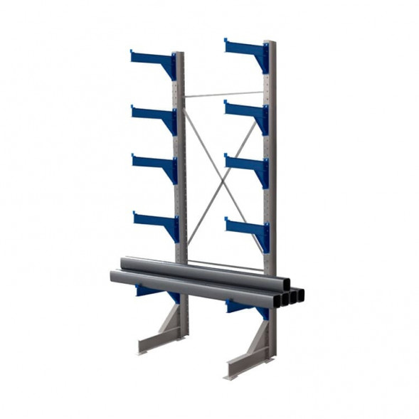 Стеллаж консольный односторонний КТр 4000х1740х1200 (1000) 5 ярусов