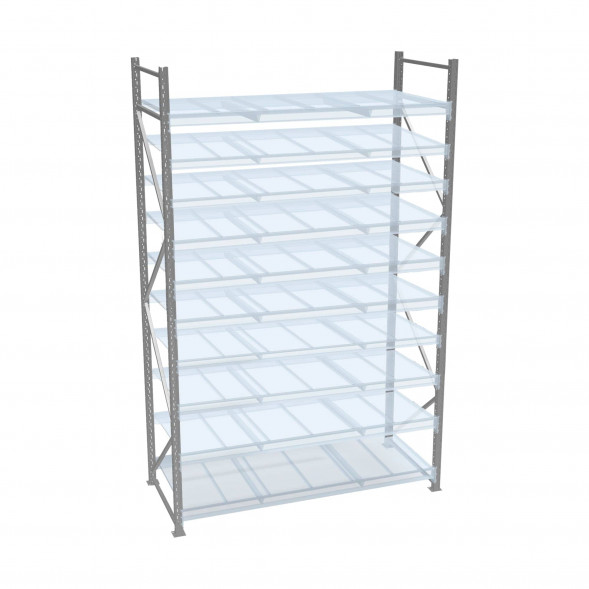 Стеллаж СТ-051 4500х2100х850 с 10 ярусами