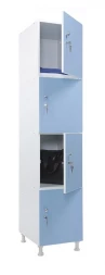 Шкаф для раздевалок WL 14-40 голубой/белый S35599645438