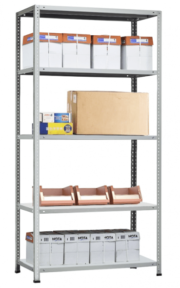 Стеллаж MS Strong 2550х1200х600 c 5 полками