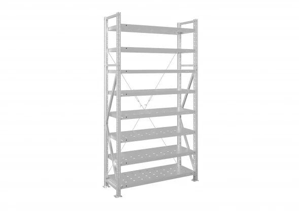 Стеллаж металлический MS U 3000х1500х600 8 полок перфорированные до 300 кг