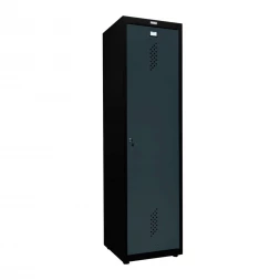 Шкаф металлический для инвентаря черный с графитом