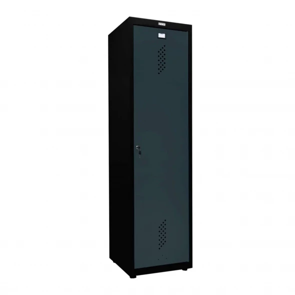 Шкаф металлический для инвентаря черный с графитом