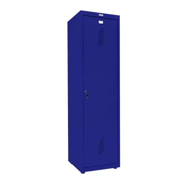 Шкаф металлический хозяйственный синий
