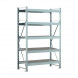 Стеллаж SGR-V 3000х1800х600 5 ярусов (рамы, балки, настил - цинк) ОС