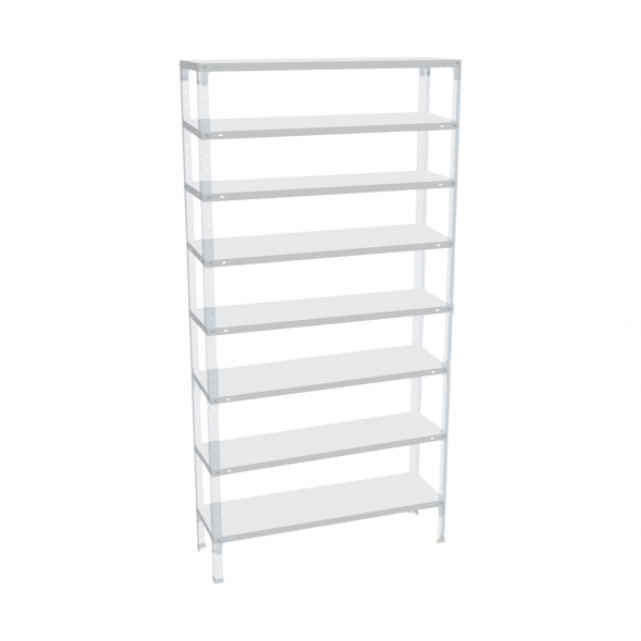 Стеллаж СТ-012 2000х700х600 с 8 цинк полками до 140 кг