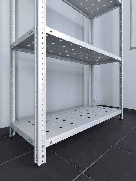 Стеллаж ТС Лайт перф. 2500х1000х600 5 полок