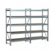 Стеллаж SGR-V 2500х2100х600 5 ярусов (рамы, балки, настил - цинк) ОС