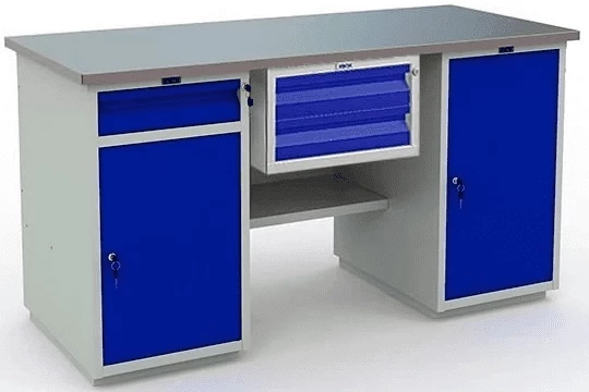 Верстак комбинированный с подвесным ящиком WT160.WD2/WD1.100