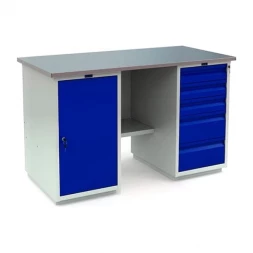 Верстак с ящиками в сарай WT140.WD1/WD5.000