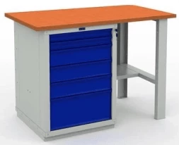 Верстак для балкона с ящиками W120.WS6/F2.000