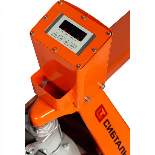 Тележка складская гидравлическая c весами Сибталь, модель ACR-ES, 2500 кг