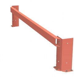 Защитное ограждение 1000 одного ряда стеллажей 1 балка