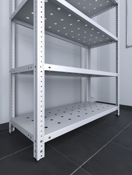 Стеллаж ТС Лайт перф. 2500х700х800 7 полок