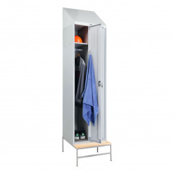 Шкаф LS-K-760 на скамье-подставке + наклонная крыша