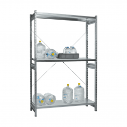 Стеллаж СТ-031 цинк 2279х1300х300 3 полки до 200 кг