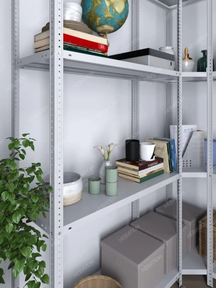 Стеллаж угловой МС 2000х1500х1500/300 мм 4 яруса