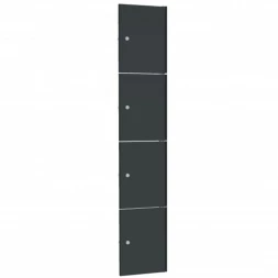 Шкаф Диком УНО-324 (RAL 7038 + RAL 9005) на подставке-скамейке