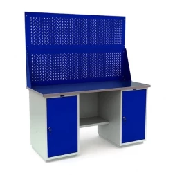 Верстак с полками и двумя экранами модульный WT160.WD1/WD1.020