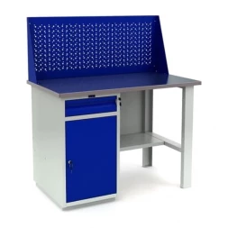 Верстак с полками и экраном WT120.WD2/F1.010