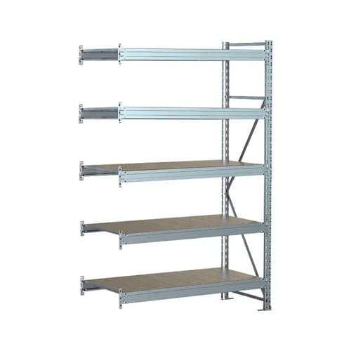 Стеллаж SGR-V 3000х2100х800 5 ярусов (рамы, балки, настил - цинк) ДС