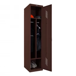Шкаф металлический односекционный коричневый
