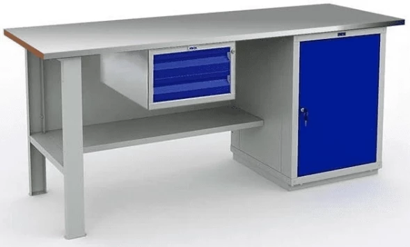 Верстак Практик с ящиками усиленный W200.F2/WS1.100.W