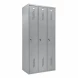 Шкаф металлический трехсекционный сигнальный серый